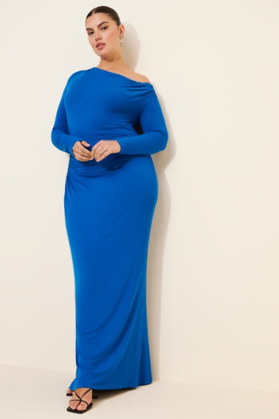 blue dress for baby girl Darcy Poplin Maxi Dress – Marine Layer main image 0