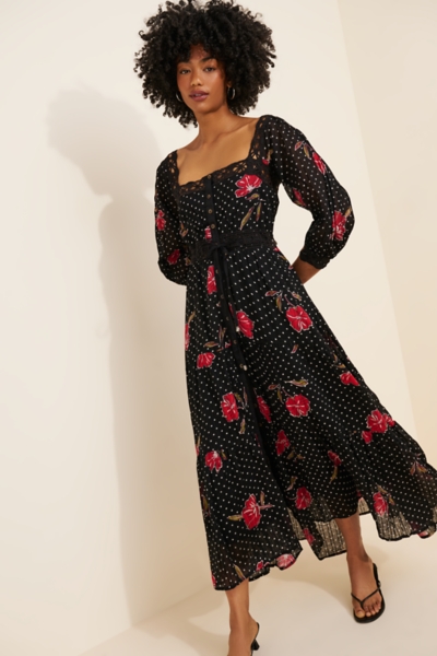 Morning Meadows Long-Sleeve Maxi Dress | Nuuly