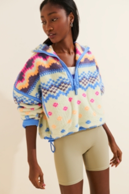 Mountain High Printed Half Zip Fleece