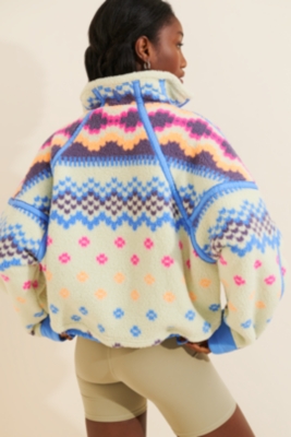 Mountain High Printed Half Zip Fleece