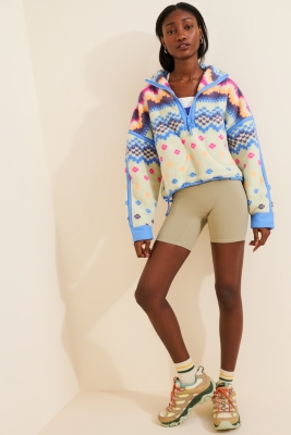 Mountain High Printed Half Zip Fleece