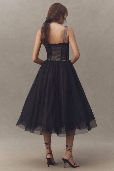 Tulle Corset Fit & Flare Dress | Nuuly