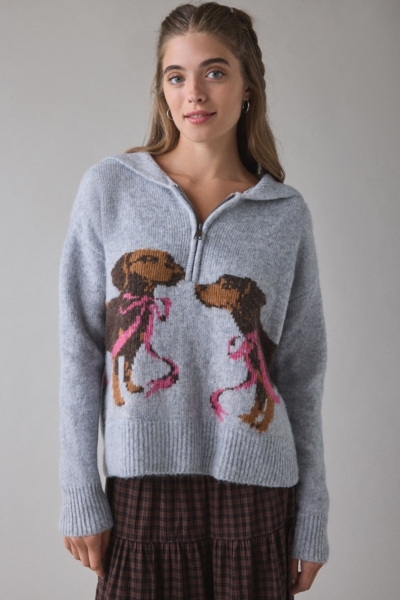 Paloma Quarter Zip Pullover Sweater | Nuuly