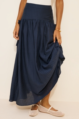 Ribbon Detail Maxi Skirt | Nuuly