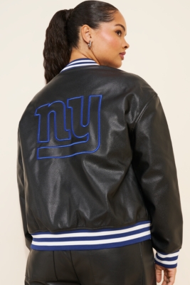 New York Giants Vegan-Leather Jacket | Nuuly