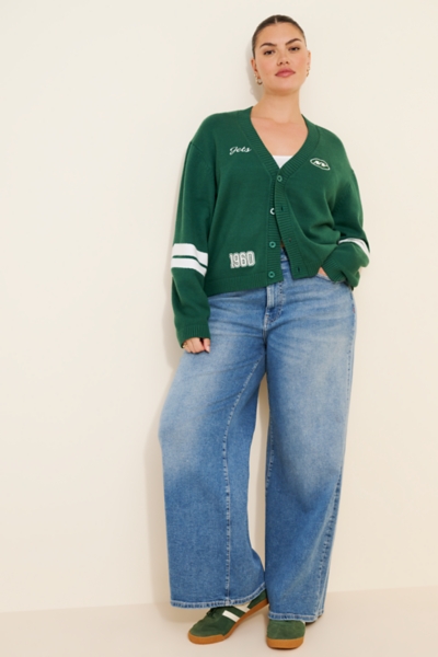 New York Jets Oversized Cardigan | Nuuly