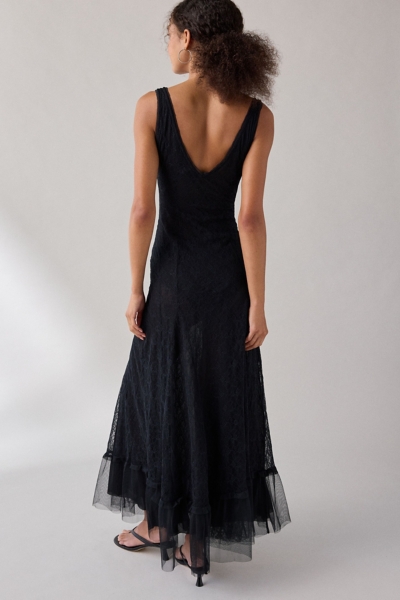 Like A Dream Lace Scoop Back Slip Maxi Dress | Nuuly