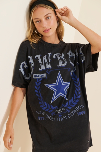dallas cowboys beach dress Starter Navy Dallas Cowboys Womens Slam Dunk Starter Tank Dress | Tank Dress main image 1