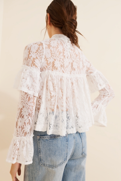 Lilabeth Lace Top | Nuuly