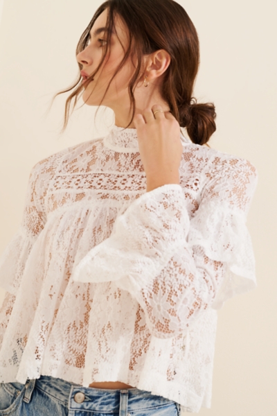 Lilabeth Lace Top | Nuuly