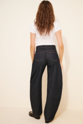 High-Rise Horseshoe Jeans