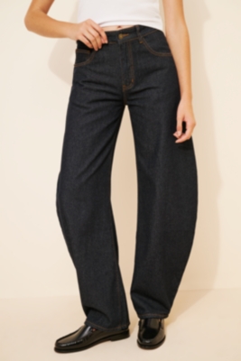High-Rise Horseshoe Jeans