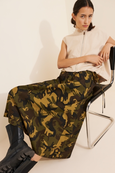Toph Camo Midi Skirt | Nuuly