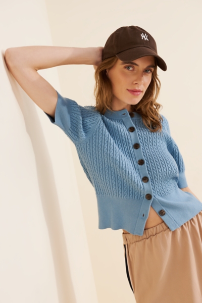 Rhys Short Sleeve Cardigan | Nuuly