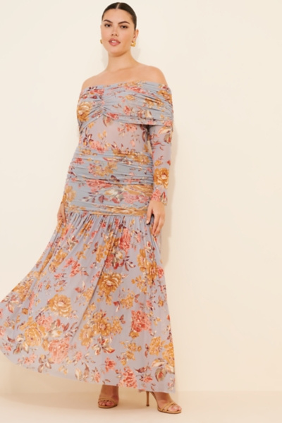 Emmeline Off-The-Shoulder Maxi Dress | Nuuly
