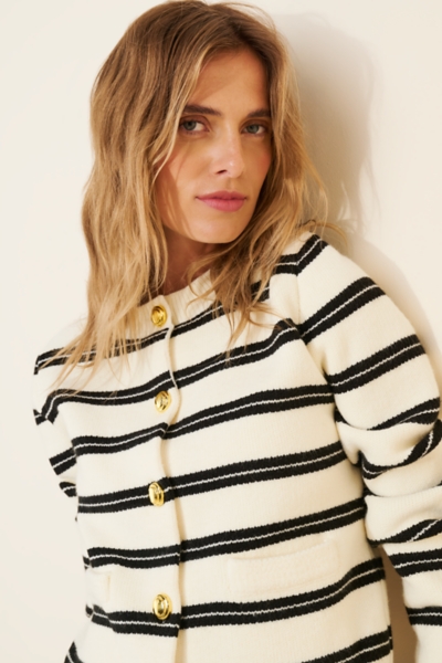 Striped Lady Jacket Cardigan | Nuuly