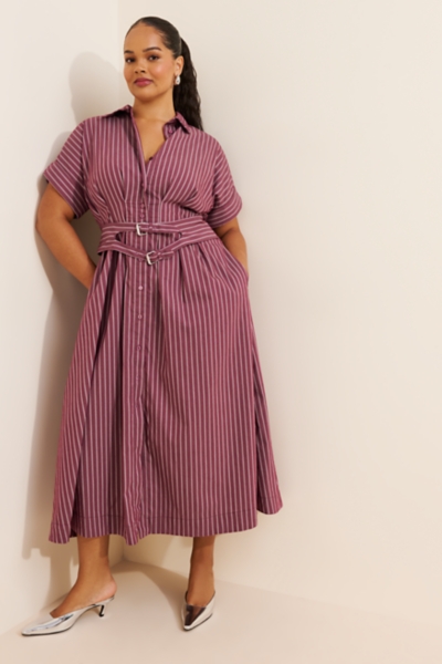 The Tobie Double Buckle Midi Dress | Nuuly