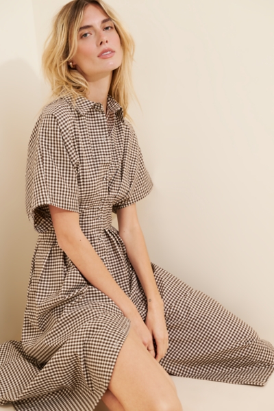 The Tobie Gingham Shirt Dress | Nuuly