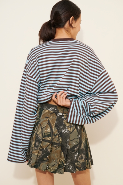 Pleated Camo Mini Skirt | Nuuly