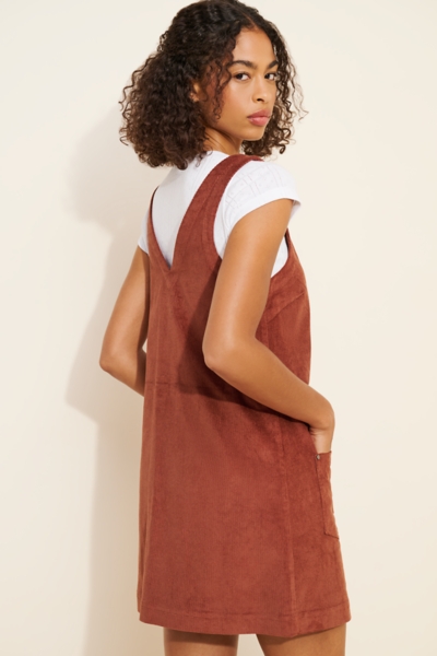 knee length dresses for ladies Cinnamon Lane Corduroy Mini Dress Curves main image 1