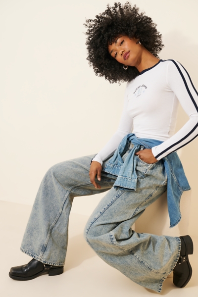 Go Mid Rise Side Pleat Jeans | Nuuly