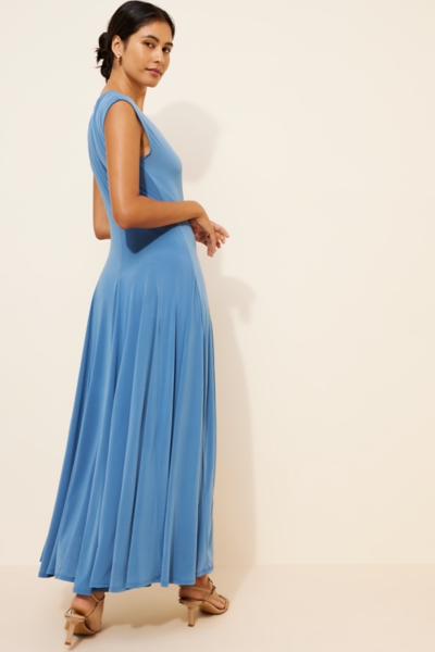 sleeveless floor length dress Luuvis Sparkly A Line Strapless Black Corset Prom Dress with Ruffles