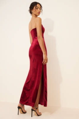 Wynter Corset Velvet Maxi Dress