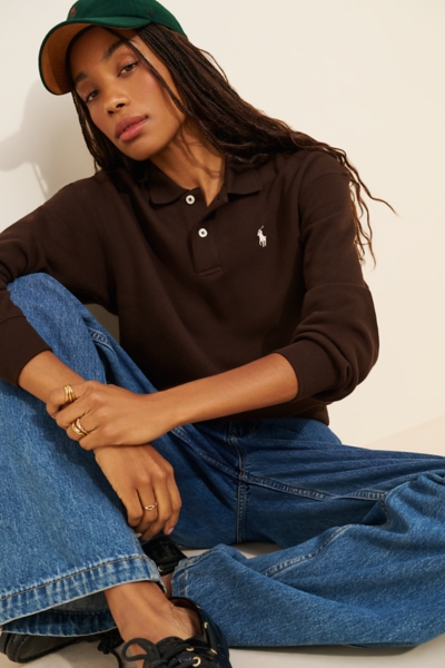 Arctic Fleece Collared Polo Sweatshirt | Nuuly