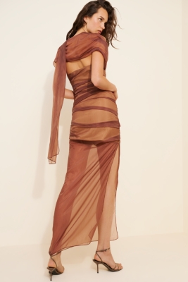 Marcelle One-Shoulder Maxi Dress
