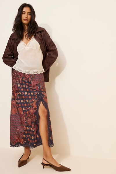 Beachwood Lace Bias Maxi Skirt | Nuuly