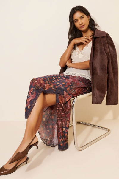 PERVERZE Bias Line Lace Skirt パーバーズ PERVERZE Bias Line Lace Skirt パーバーズ 【公式通販】