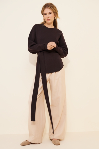 Nara Tie Front Knit Sweater | Nuuly