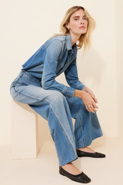 Radiating Denim Coveralls | Nuuly