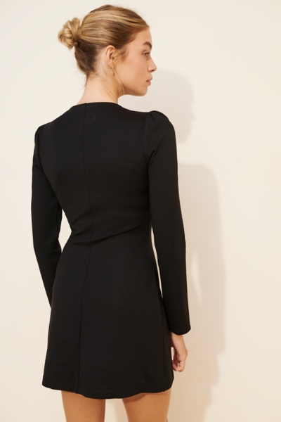 long knit dress polo Sammy Knit Polo Dress Stone main image 1