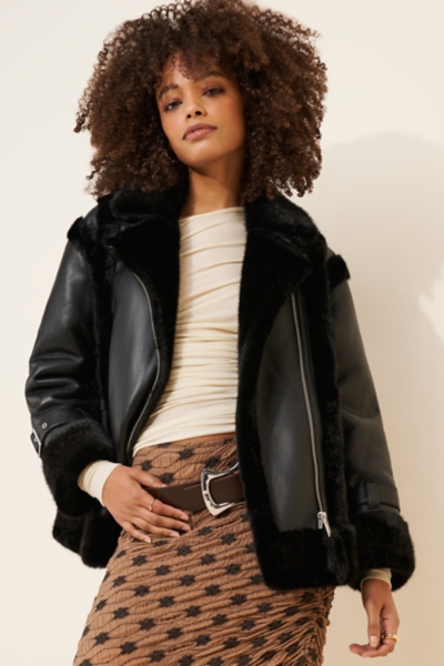 Wrangler Vegan Leather Jacket | Nuuly
