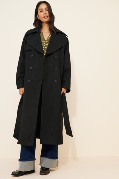 Enora Wool Trench Coat | Nuuly