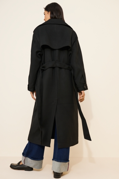 Enora Wool Trench Coat | Nuuly