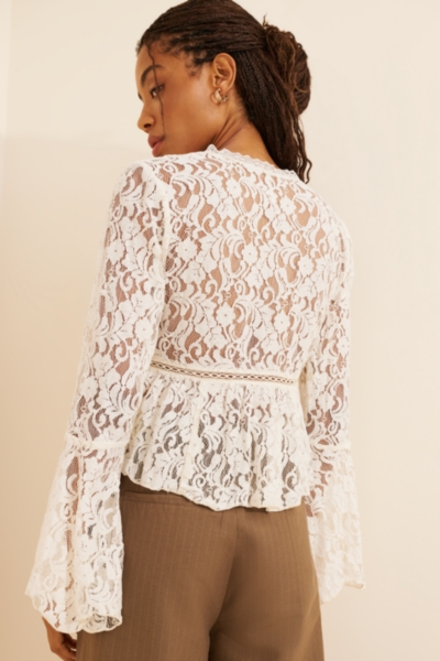 Whispering Love Lace Top | Nuuly