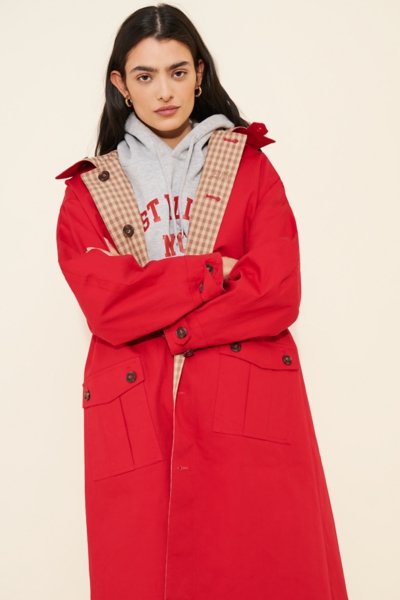 Anja Honey Reversible Trench Coat | Nuuly