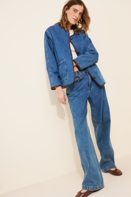 Reversible Sherpa Denim Jacket | Nuuly