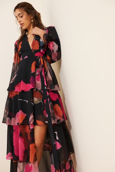 black maxi dress with mesh panels Black Mesh Bodycon Maxi Dress