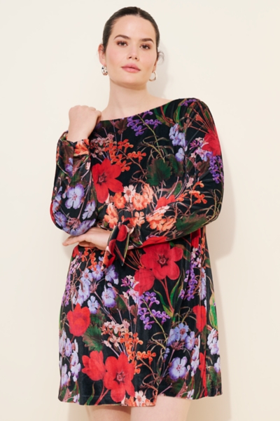 summer mini party dress Floral Off-Shoulder Mini Dress with Ruffle Trim