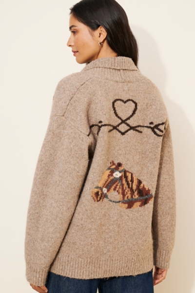 ifsixwasnine WILD HORSE cardigan ♂♀ Wild Horses Cardigan Sweater | Nuuly