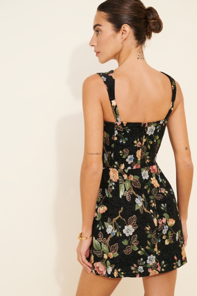 knee length dresses for ladies Bethany Strapless Cinch Mini Dress