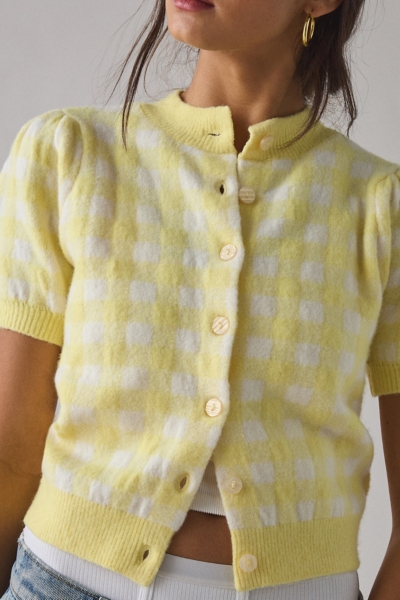 Kate Puff Short Sleeve Cardigan | Nuuly