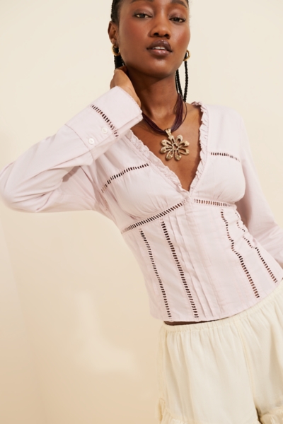 Frankie Corset Long Sleeve Top