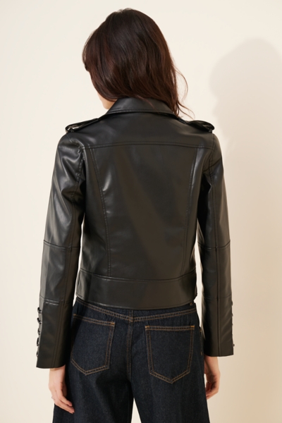 Birch Faux Leather Moto Jacket | Nuuly