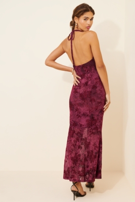 Cowl Neck Maxi Dress