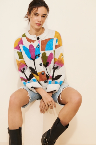 Tulip Whirl Cardigan | Nuuly