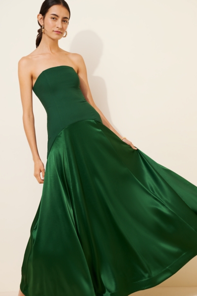 Francene Mixed Media Maxi Dress | Nuuly